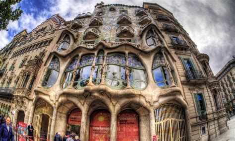 Casa Batllo Antoni Gaudi Architecture Barcelona City