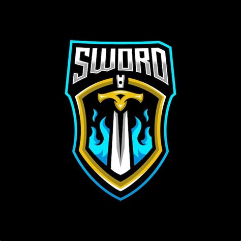 Premium Vector Sword Mascot Logo Esport Gaming