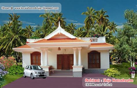 Kerala Style Single Floor House Plan 1155 Sq Ft Kerala Home