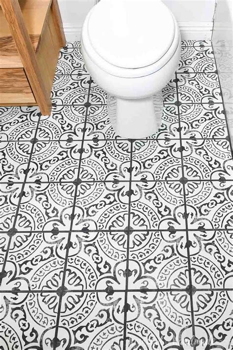 How you ever considered installing floor tiles in your bathroom by yourself? Laying Floor Tiles in a Small Bathroom - Houseful of Handmade