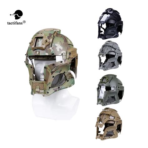 2018 Tactical Bike Military Ballistic Helmet Side Rail Nvg Shroud