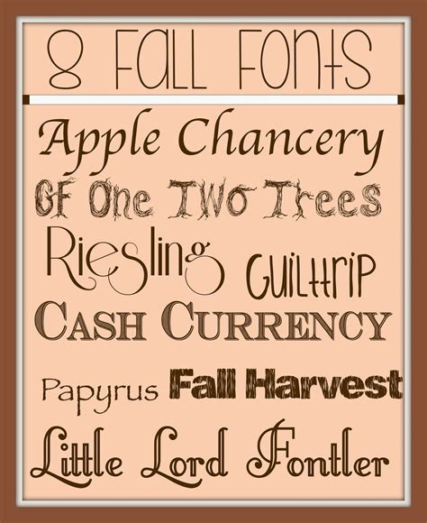 Sowdering About 8 Free Fall Fonts Scrapbook Fonts Fall Fonts Fancy