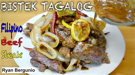 bistek tagalog filipino beef steak youtube