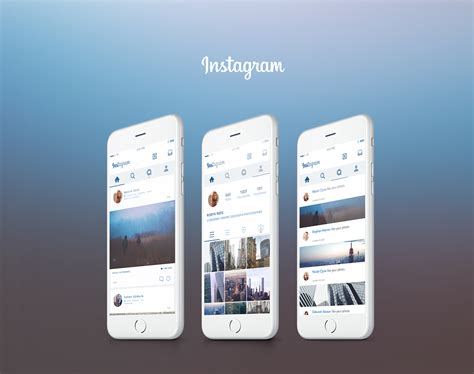 Instagram Ui Concept On Behance