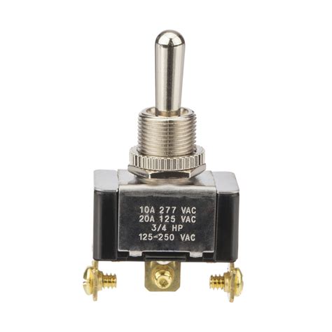 Toggle Switch Bat Spdt On Off On 20 Amp Nsi Industries