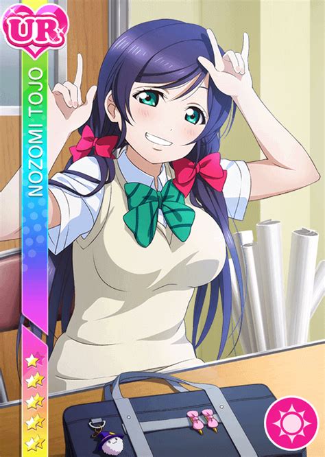 School Idol Tomodachi Cards Album Toujou Nozomi Anime Love Me Me Me