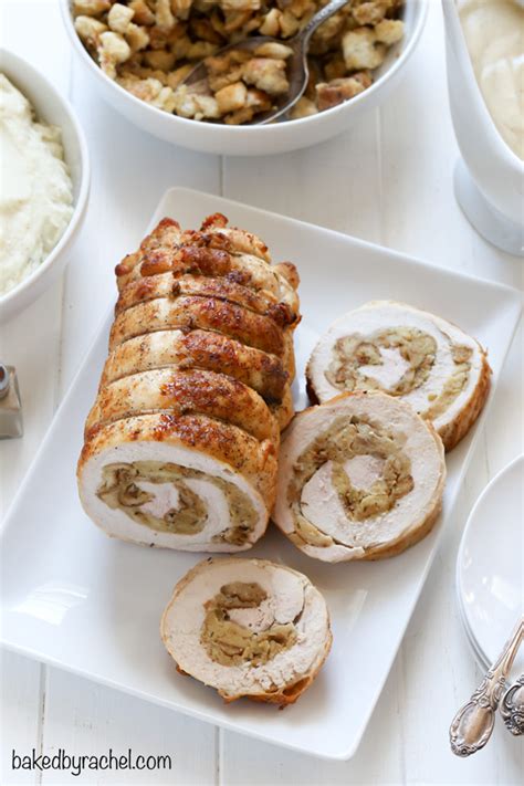 Turkey Roulade With Bread Stuffing