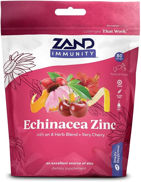 Zand Herbalozenge Echinacea Zinc 80 Lozenges