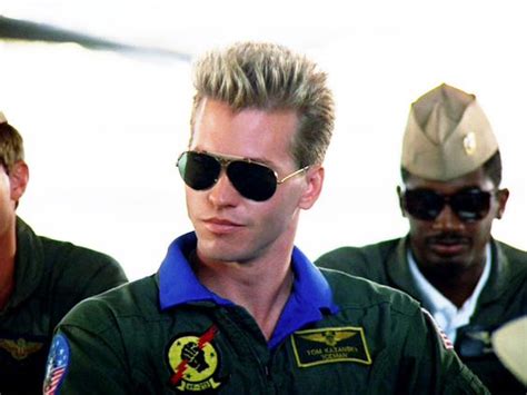 Val Edward Kilmer As Lt Tom Iceman Kazanski In Top Gun 1986 Top