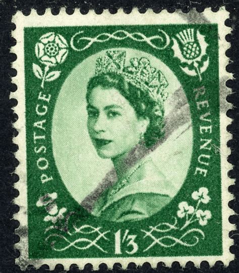 Gb Stamp 1952 54 Queen Elizabeth Ii Sg530 1s 3d Wilding Definitive Used