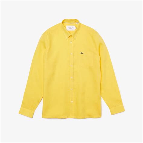 Button Down Shirts Mens Fashion Lacoste