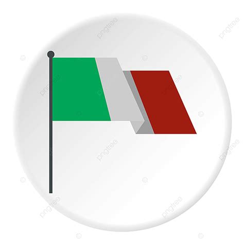 Italian Flag Clipart Transparent PNG Hd Italian Flag Icon Circle Flag