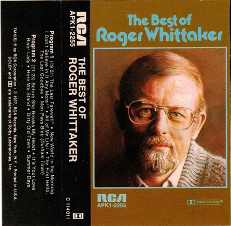 Roger Whittaker The Best Of Roger Whittaker 1977