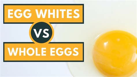 Egg Whites Are High In Protein But Low In Everything Else Egg Whites