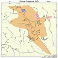 Prince Frederick Maryland Street Map 2463950