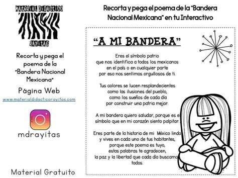 Actividades Educativas DÍa De La Bandera 24 De Febrero Imagenes Educativas Poema De La