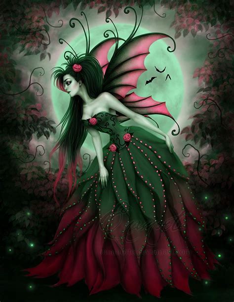 Emerald Moon By Enamorte On Deviantart Gothic Fairy Fairy Art Dark