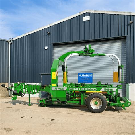 New Mchale 998 High Speed Square Bale Wrapper Bale Baron Uk