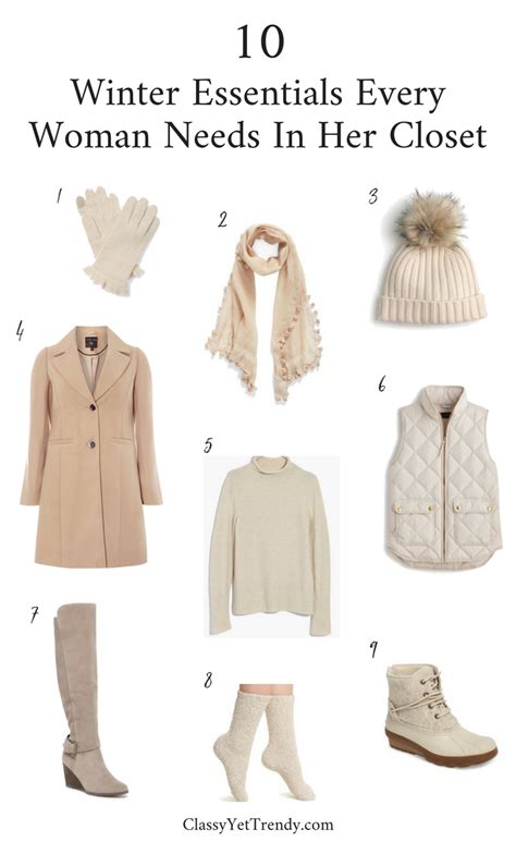 10 Winter Essentials Every Woman Needs In Her Closet Classy Yet Trendy