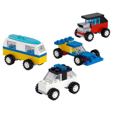 Lego Classic 30510 90 Years Of Cars 71 Piece Iconic Cars Toy Set Polybag With 4 Mini Build Cars