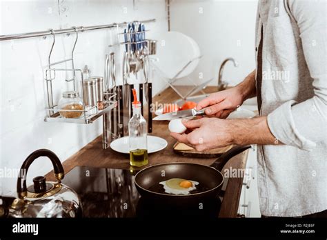 Person Making Scrambled Eggs Hi Res Stock Photography And Images Alamy