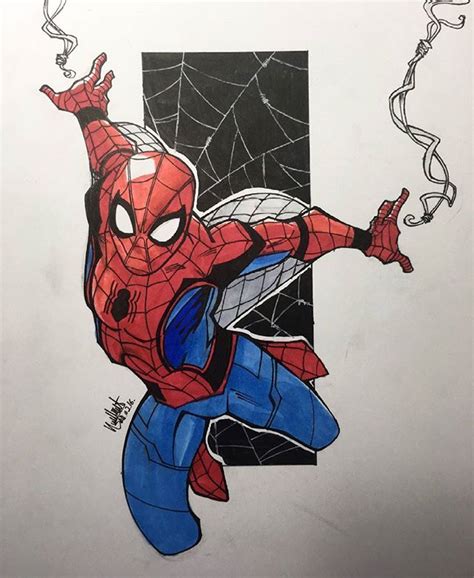 Easy Spiderman Drawing Homecoming Follow The Simple Instructions And In
