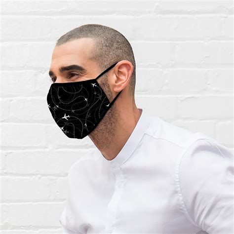 Adult Protective Cloth Face Mask Airplane The Knot Shop