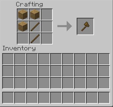 How To Make An Axe In Minecraft