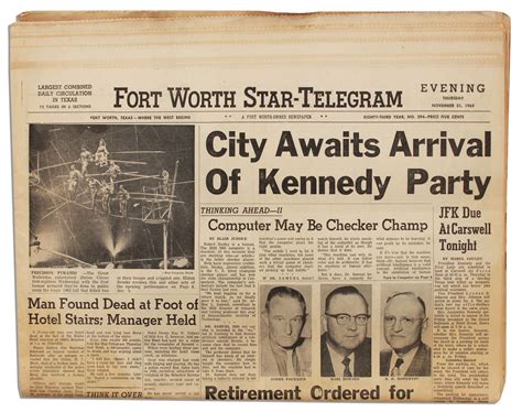 Lot Detail Dallas Fort Worth Star Telegram Newspaper Reporting