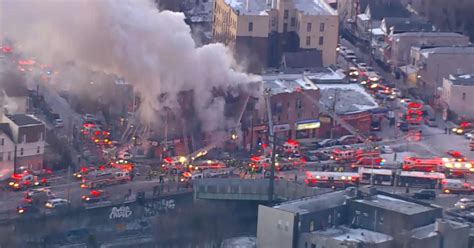 0.1 miles from yankee stadium. Fire in the Bronx, NY, today: At least 23 hurt - CBS News