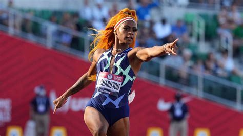 Sha'Carri Richardson racing Olympic medalists at Prefontaine Classic