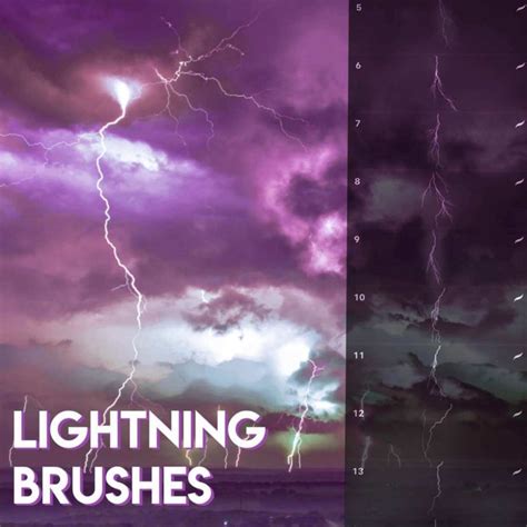 Free Lightning Brushes Brushes By Stasik
