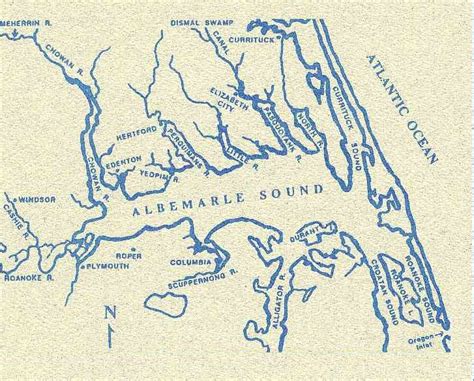The Albermarle Sound Map