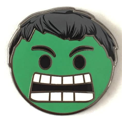 Marvel Pin Hulk Emoji Variant Mystery Sdcc 2017 San Diego Comic Con Pin