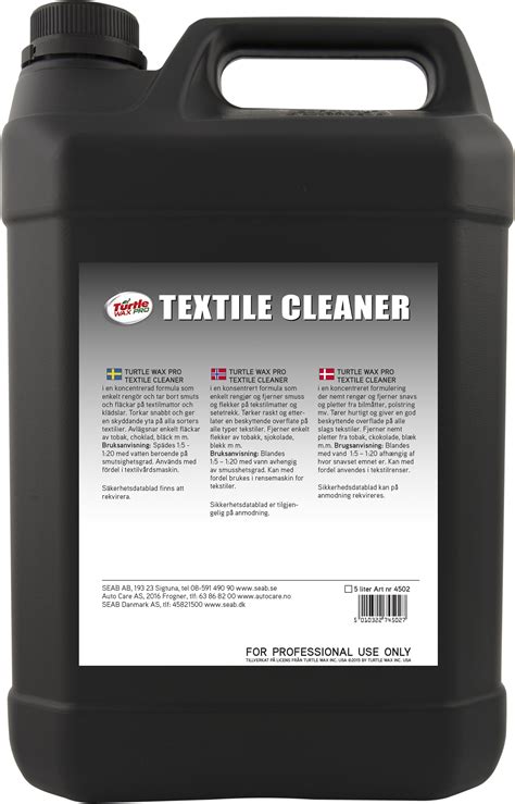 Turtle Wax Pro Textile Cleaner L Seab