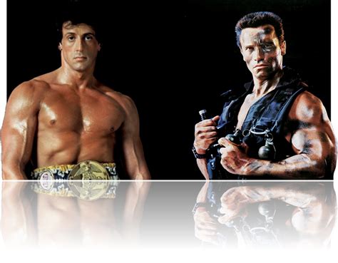 Screen Duos Sylvester Stallone And Arnold Schwarzenegger Art Of The