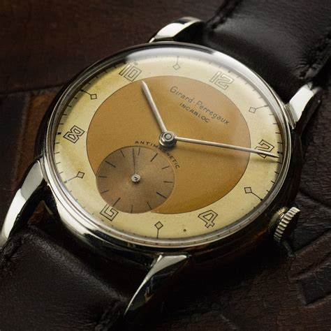 Girard Perregaux Two Tone Dial Amsterdam Vintage Watches