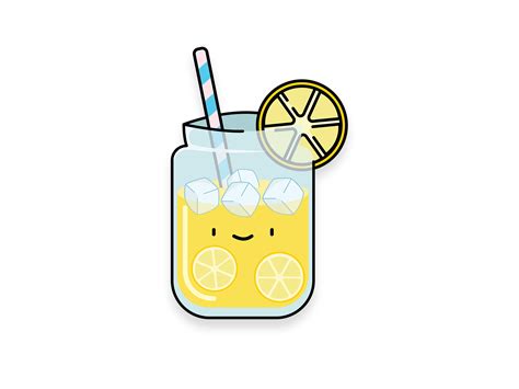 Cute Lemonade Jar Illustration By Mumtahinah Hossain On Dribbble