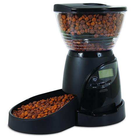 If you're able to buy a cat food dispenser toy for cheap like under $5 than it's probably better to buy that than go. Aspen Pet Lebistro Programmable Food Dispenser - Pure Kitties