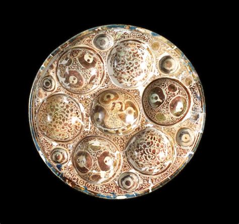 bonhams a kashan lustre pottery sweetmeat dish persia 12th 13th century