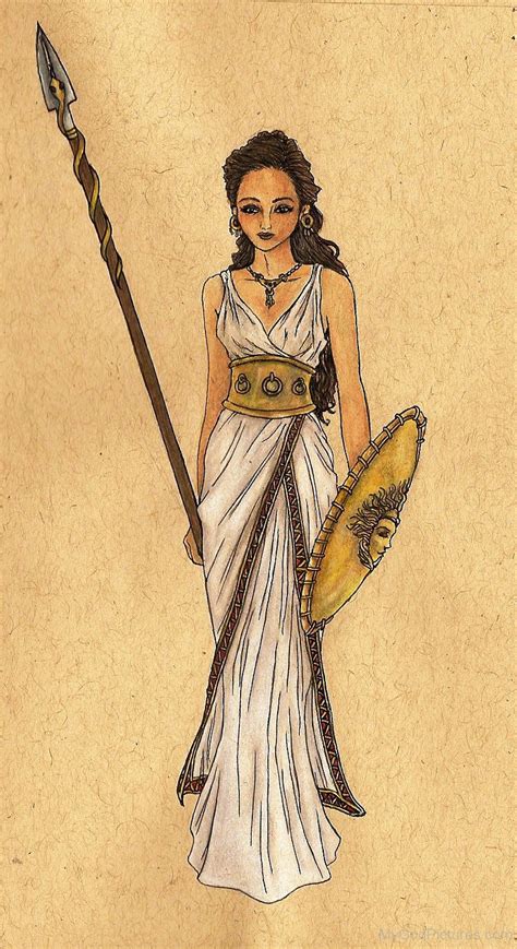She had a unique birth story and was known for her braveness in battles. Athena - God Pictures