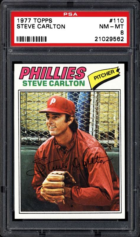 He pitched from 1965 to 1988 for six different teams in his career, but it is his time with the philadelphia phillies where he received his greatest acclaim as a professional and won four cy young awards. Auction Prices Realized Baseball Cards 1977 TOPPS Steve Carlton Summary