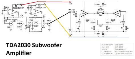 Here load value must not be less than 8 ohms. TDA2030 make for Subwoofer Amplifier Circuit | Circuit ...