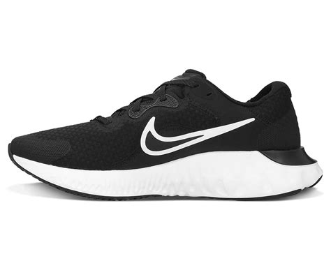 Nike Mens Renew Run 2 Running Shoes Blackwhitedark Smoke Grey