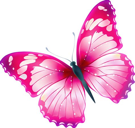 Download Pink Butterflies Clipart - Transparent Butterfly Clip Art - HD