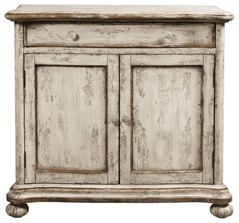 Distressed Gray Accent Hall Chest Farmhouse Accent Chests And