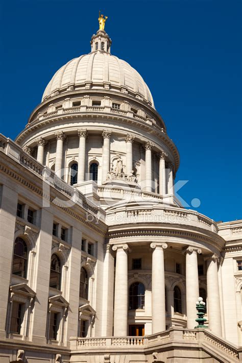 Wisconsin State Capitol Building Rotunda Stock Photo Royalty Free