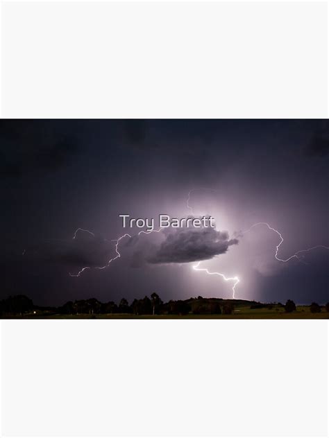 Lightning Show Canberra Act Poster For Sale By Tbarrett86 Redbubble