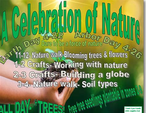 Earth Day Arbor Day 2019