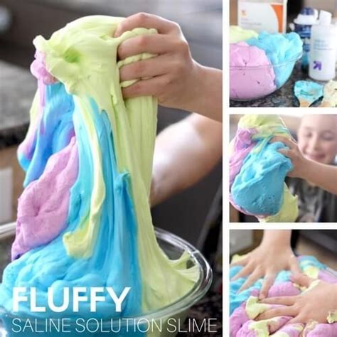 How To Make Fluffy Slime Little Bins For Little Hands Recipe